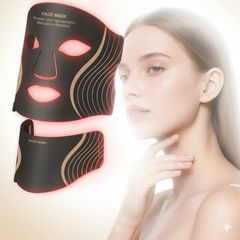 14™ Silicone Face & Neck Photon Rejuvenation Mask – Bendable, Portable & Skin-Fitting