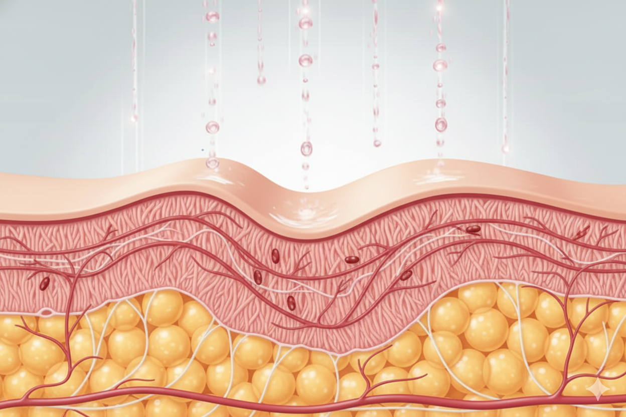 LED Facial and Neck Mask showing skin rejuvenation benefits